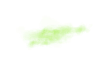 Soft Green Smoke Trail. Realistic Misty Effect for Atmospheric Design, Visual Overlays, or Abstract Digital Art Projects