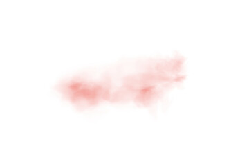 Soft Red Smoke Trail. Realistic Misty Effect for Atmospheric Design, Visual Overlays, or Abstract Digital Art Projects