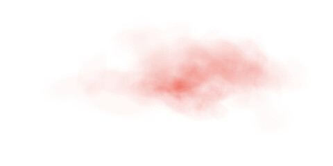 Soft Red Smoke Trail. Realistic Misty Effect for Atmospheric Design, Visual Overlays, or Abstract Digital Art Projects