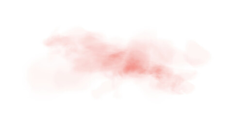 Soft Red Smoke Trail. Realistic Misty Effect for Atmospheric Design, Visual Overlays, or Abstract Digital Art Projects