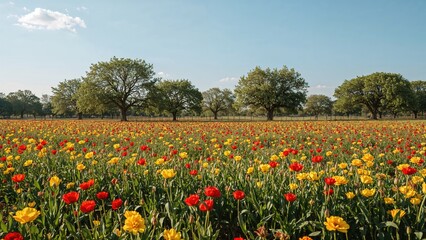  Vibrant Meadow Filled With