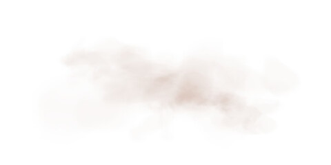 Soft Chocolate Brown Smoke Trail. Realistic Misty Effect for Atmospheric Design, Visual Overlays, or Abstract Digital Art Projects