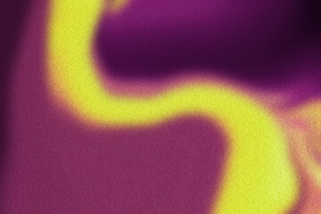 Grainy gradient background with purple yellow and black tones, glowing abstract shapes and soft noise texture banner