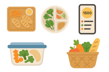 Healthy meal prep options with balanced portions and fresh ingredients for a nutritious week ahead