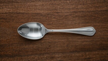 Celebrating Dad: Dining Theme with Spoon Handshake on Wooden Surface