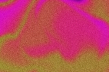 Glowing green pink gradient background with grainy noise texture and abstract wave light smooth banner design