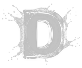 Hand-drawn floral art frame with a grunge font number 0 and ink splash design vector illustration