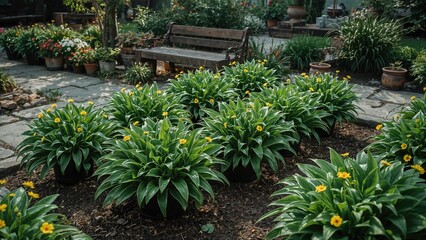 Obraz premium Vibrant Green Plants for Home Decor