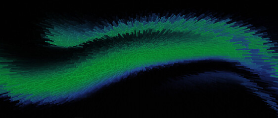 Dynamic green and blue abstract background evokes energy and modern technology design, great for vibrant presentations