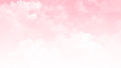 Pink cloudy sky for background.