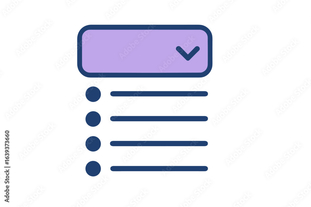 Poster Visual representation of a checklist with checkmarks and empty fields, used for task management and organization