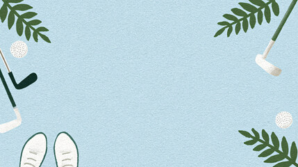 exclusive golf tournament invitation design with elegant typography and minimalist green accents for a polished event save the date card