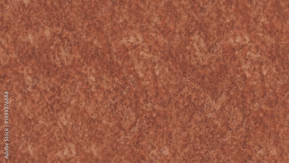 Aufkleber continuous red granite block wall texture in a panoramic view