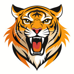 tiger head vector