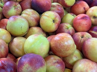 fresh red heavenly peach