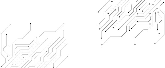 Technology black circuit diagram concept.