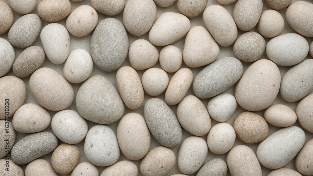 Poster Stone pebble textured background for use in design and building projects