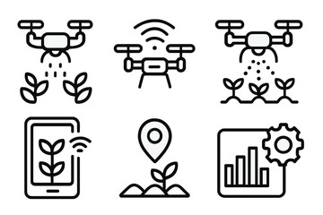 Technology enhances agriculture with drones and data analytics for improved crop management and monitoring