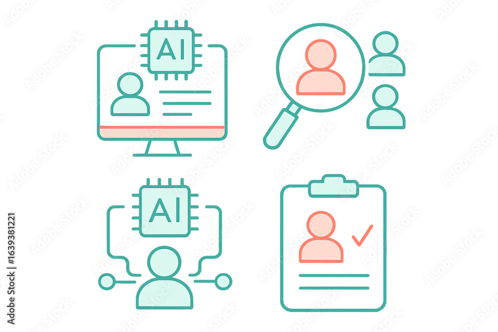 Poster exploring artificial intelligence applications in user profile analysis and data management