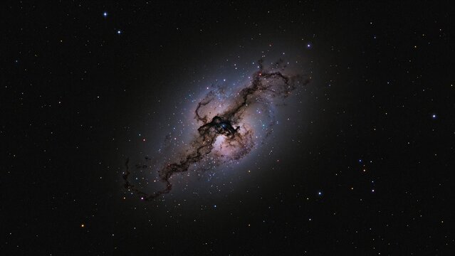 Genuine astronomical photo showcasing the renowned horsehead-shaped nebula within a well-known star grouping