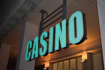 Casino Ostend Belgium Entrance Neon