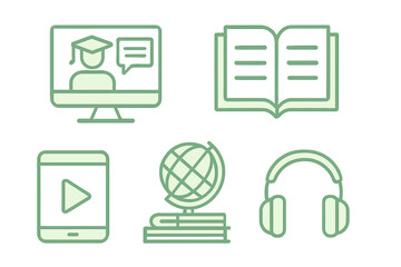 Online learning resources showcase diverse tools for education and knowledge acquisition during modern study environments