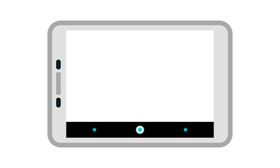 Device screen mockup. Smartphone, tablet, with blank screen for you design. Stock royalty free vector illustration. PNG