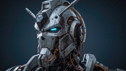 Mechanical design of a robotic head in detail