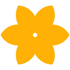 Simple common sic crown flower