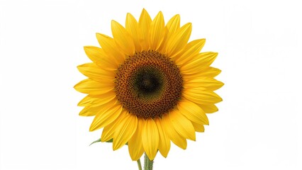 Fototapeta premium The cultivation of sunflower focuses on harvesting oil-packed seeds.