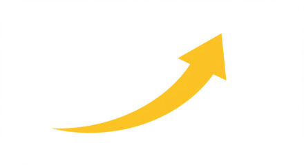 Upward Trending Arrow: Growth, Progress, Success