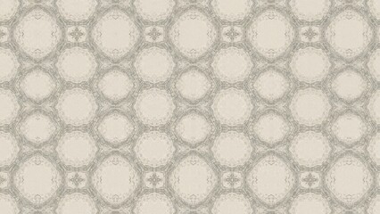 Vintage style 2D seamless tessellation featuring gray octagons and crosses