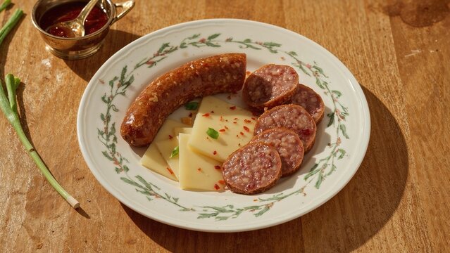 Cheese and Sausage Hors d'oeuvres