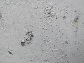 Abstrak grunge old white wall weathered with peeling paint texture background	