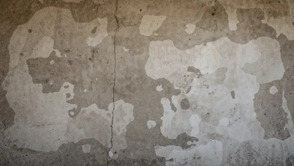 Handdoek met foto Verweerde muur Gray stone combined with white plaster texture  © TheWaterMeloonProjec