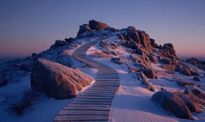 Winter Mountainscape