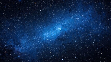 Obraz premium Glowing stars set against a smoothly changing night backdrop