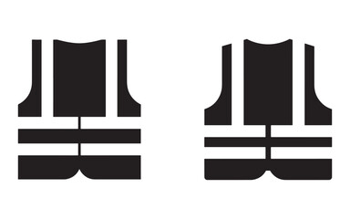 Black safety vests with reflective stripes high visibility protective clothing