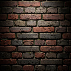 Fototapeta premium dark brick background, brick wall