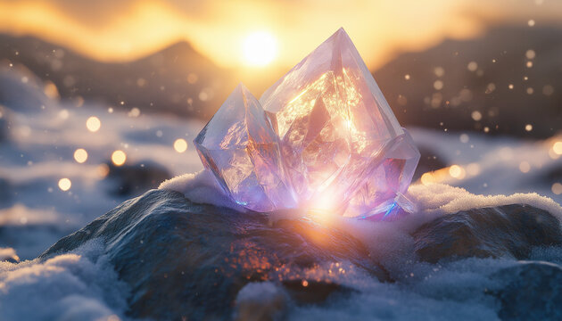 AI generator images of Unusual background with jewels Crystals In Nature, Crystal and minerals forming geometric shapes, Enigmatic Mineral crystals before being cut into jewelry