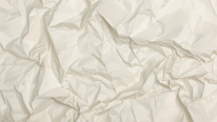 Obraz premium Textured background made from crumpled white paper