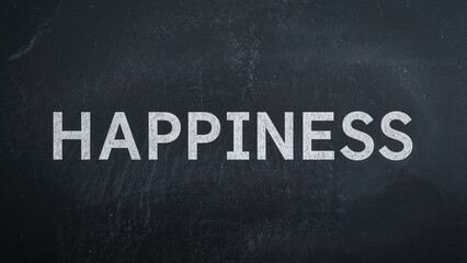 Happiness is vividly portrayed through text, where each word and phrase sincerely represents the core of joy.