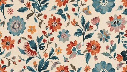 Handcrafted watercolor textures in a continuous design