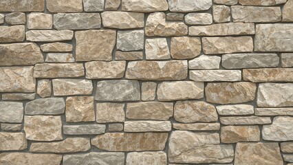 Wild stone wall serving as a decorative background