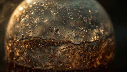 Macro Lens Attached to Weather Bottle