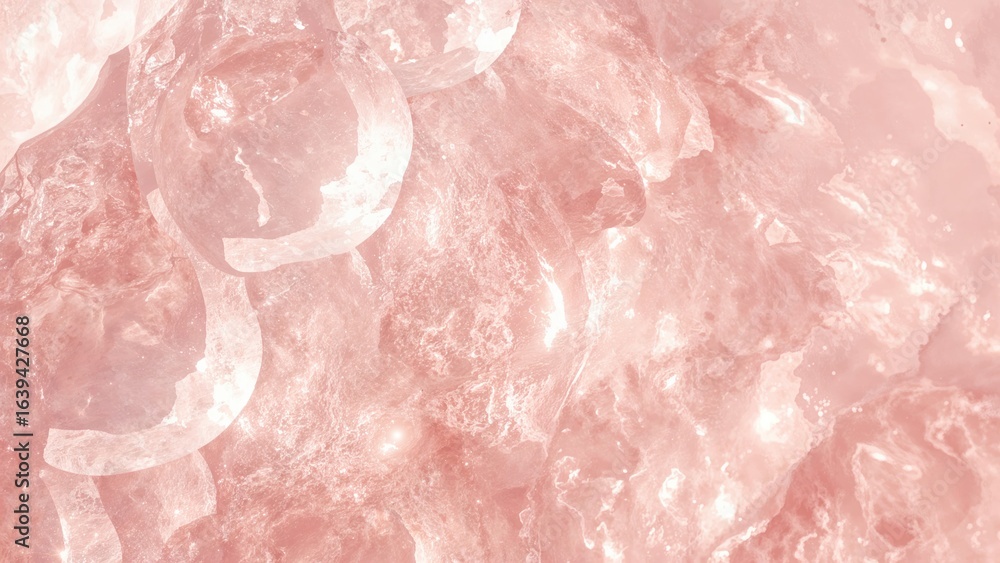Poster textured pink backdrop with sunlight and ample space for text in a summer theme