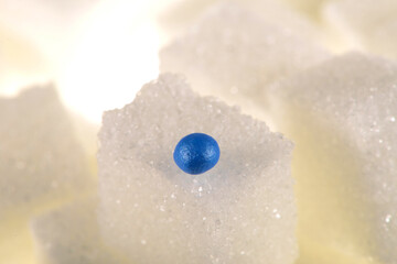 Zuckerrübenpille,  Würfelzucker, Sachaufnahme