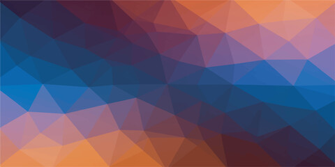 Fototapeta premium High-quality vector illustration of a geometric triangle pattern with clean lines, sharp symmetry, and solid or gradient color fills