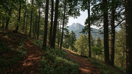 Journey Through Lush Woods and Parks