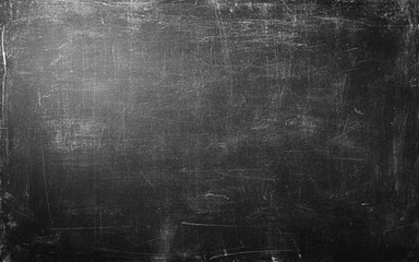 Metal texture with scratches and crack. Black background with blackboard grunge chalkboard texture 